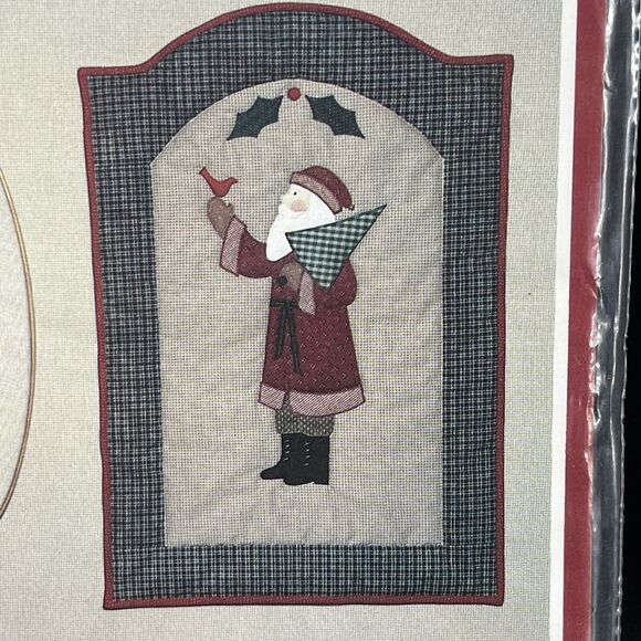 Country Appliques Olde Santa Series 2 Folk-Art Santa Designs Quilt Pattern CA-40 - Picture 3 of 9